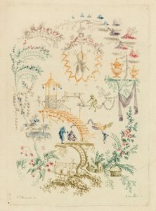 Ornamental Design from Nouvelle Suite de Cahiers Chinois a l